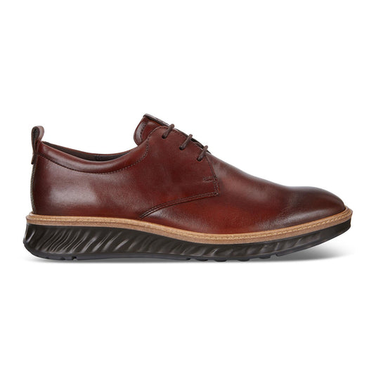 Ecco Men's St.1 Hybrid Plain Toe-Cognac