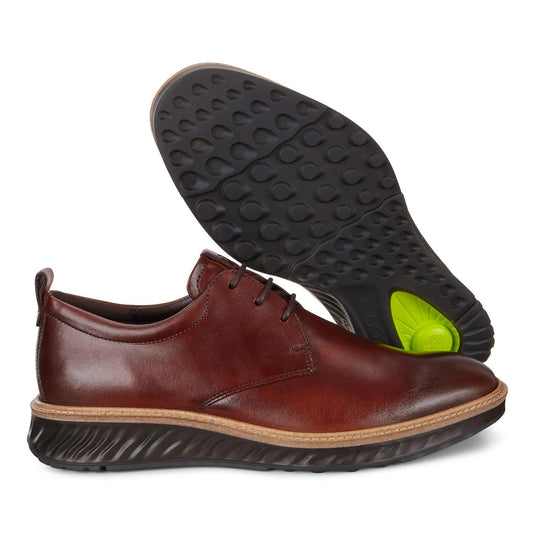 Ecco Men's St.1 Hybrid Plain Toe-Cognac