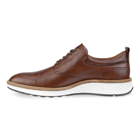 Ecco Men's St.1 Hybrid Derby Shoe Cognac