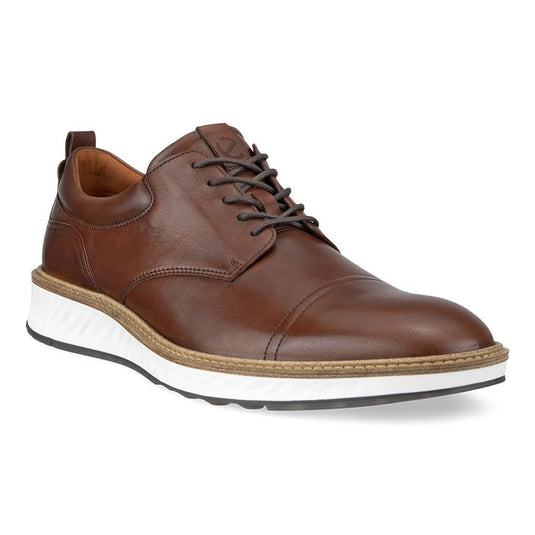 Ecco Men's St.1 Hybrid Derby Shoe Cognac