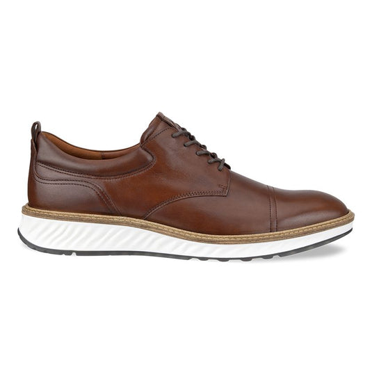 Ecco Men's St.1 Hybrid Derby Shoe Cognac