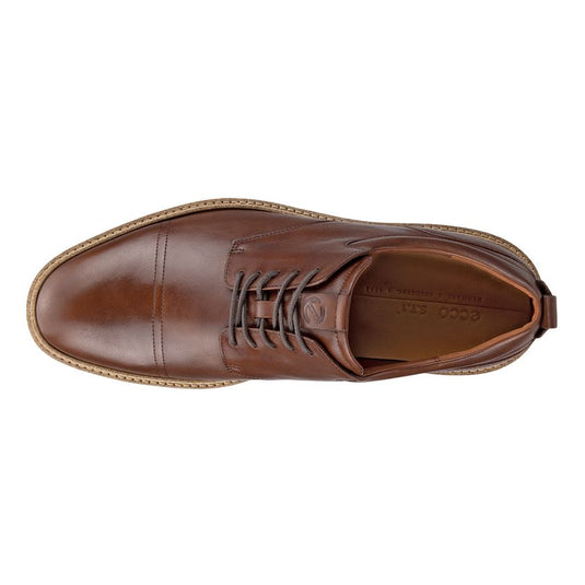 Ecco Men's St.1 Hybrid Derby Shoe Cognac