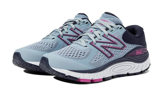 New Balance Women's 840v5 Cyclone with eclipse and magenta pop