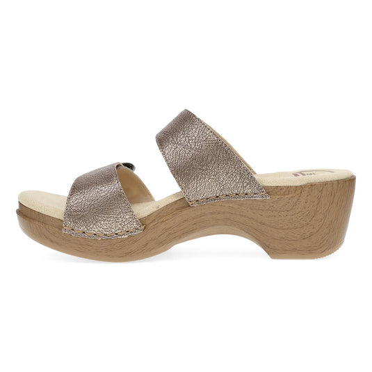Dansko Women's Sophie Sandal Bronze Metallic