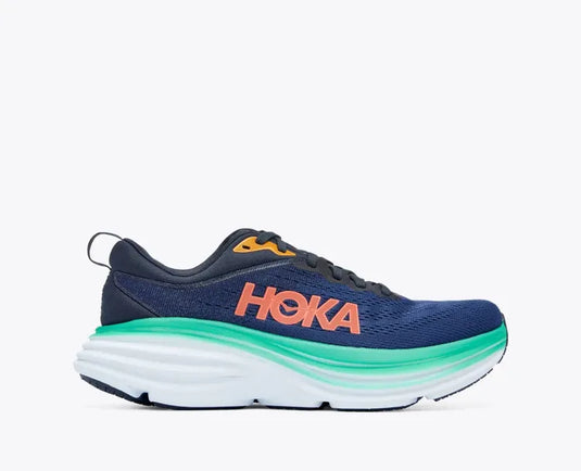 Hoka One One Women's Bondi 8 Sneaker Outer Space/Bellwether Blue