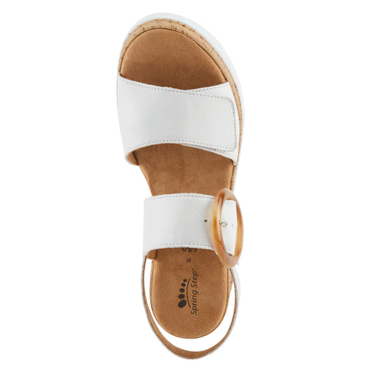 SPRING STEP WOMEN'S ABARAH SANDALS - White