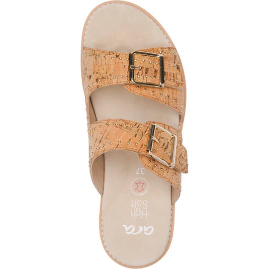 Ara Women's Elm | Elba Slide Sandal Nature