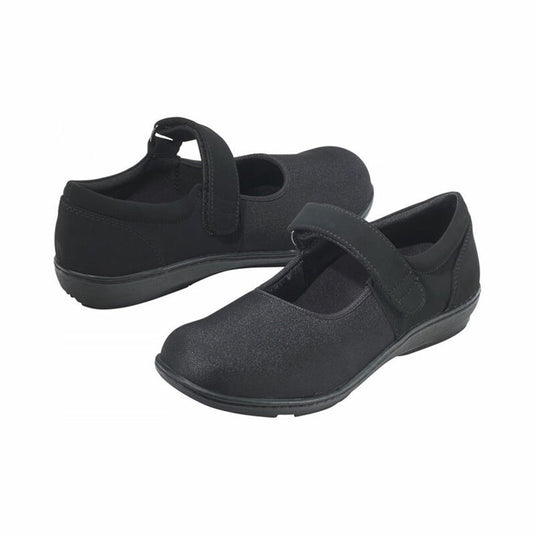 Aetrex Women's Helen Mary Jane Shoes Blackberry