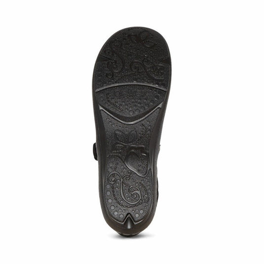 Aetrex Women's Helen Mary Jane Shoes Black
