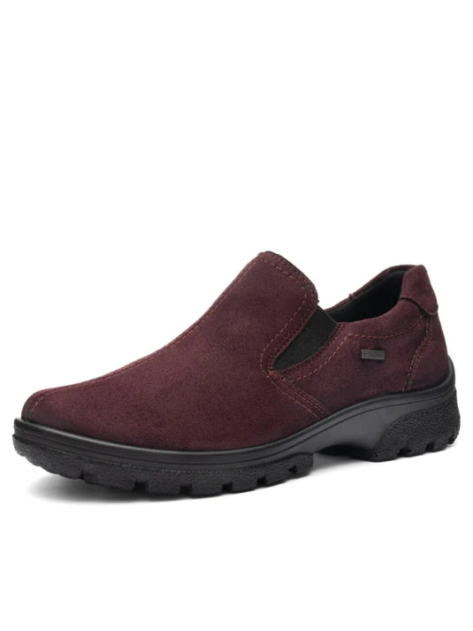 Ara Women's Parson GORE-TEX Slip-On Burgundy Seude