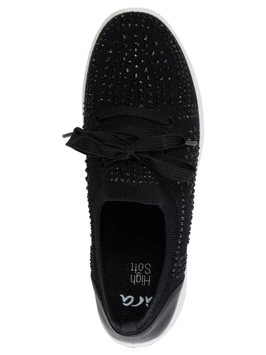 Ara Women Sneakers Lisbon lace - Black