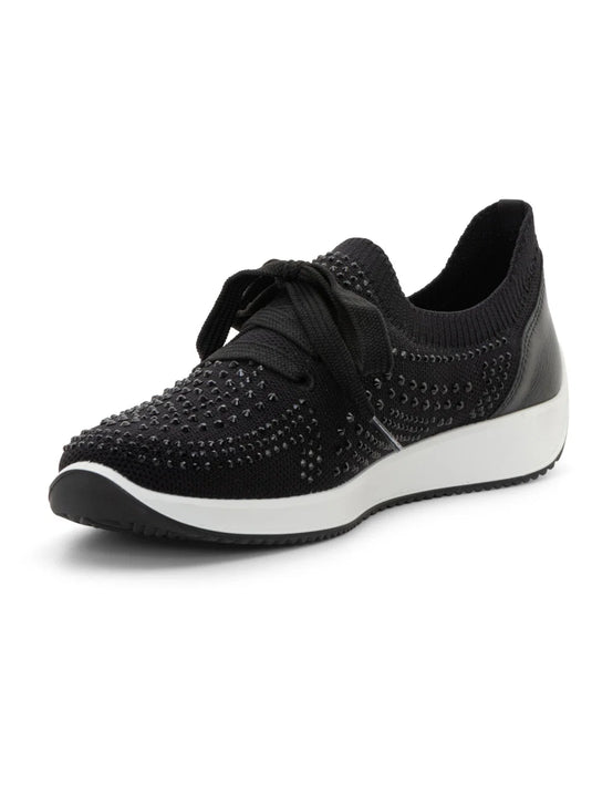 Ara Women Sneakers Lisbon lace - Black