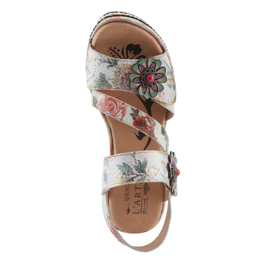 Spring Step L'ARTISTE BLISSFUL SANDALS Ice Multi