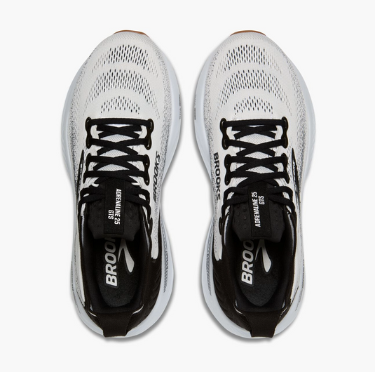 Brooks Men's Adrenaline GTS 25 Sneaker White/Black/White