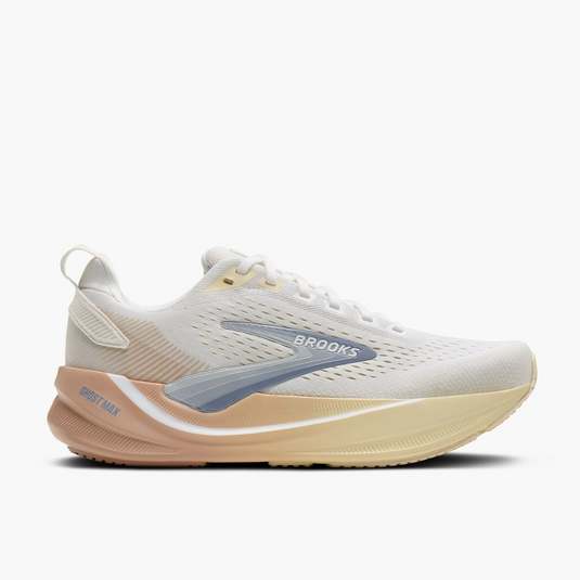 Brooks Women's Ghost Max 4 Run/Walk - White/Rose/Rutabaga
