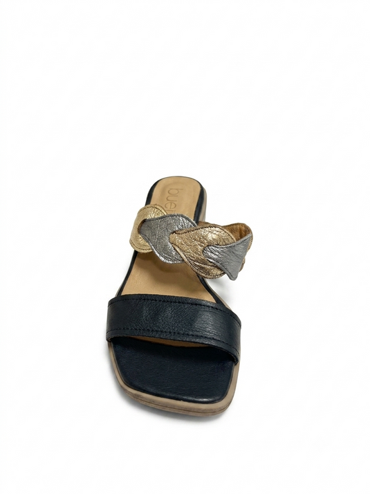 Bueno Women's Mallory Heel Sandal Black Multi