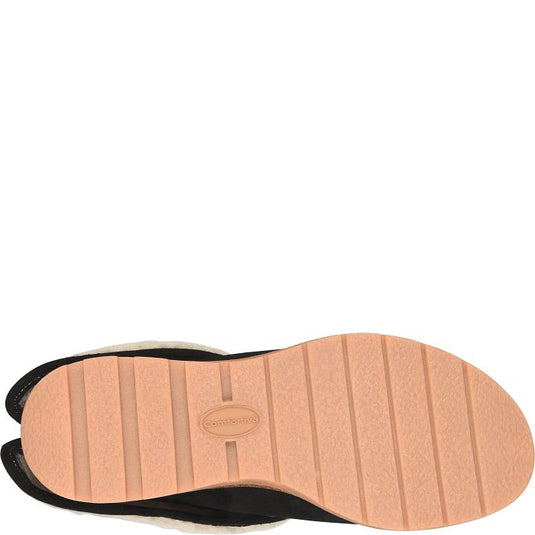 Comfortiva Women's Lucy slipper Black/Beige