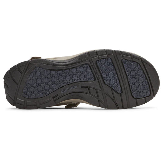 Dunham Men's Nolan Adjustable Sandals Taupe