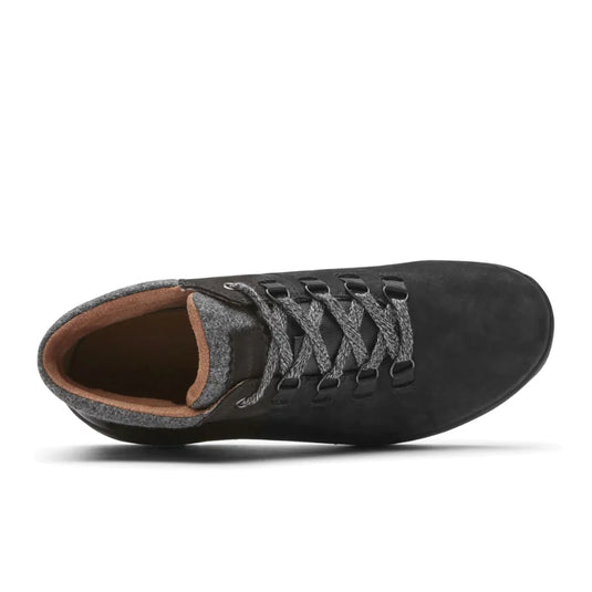 Cobb Hill Women's Pyper Waterproof Boot- Black Nubuck