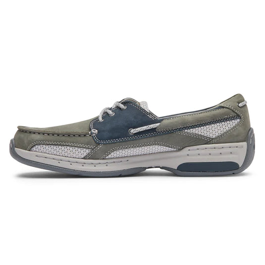 Dunham Men's Captain Boat Shoe Grey