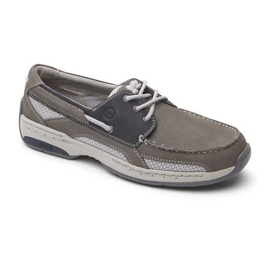 Dunham Men's Captain Boat Shoe Grey
