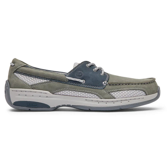 Dunham Men's Captain Boat Shoe Grey