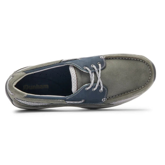 Dunham Men's Captain Boat Shoe Grey