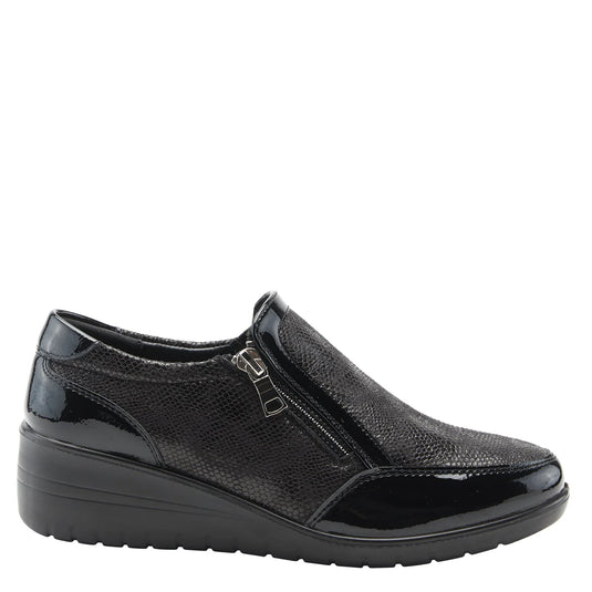 FLEXUS by Spring Step Women's CONCHA SLIP-ON SHOES Black