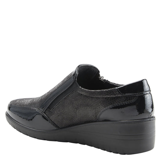 FLEXUS by Spring Step Women's CONCHA SLIP-ON SHOES Black