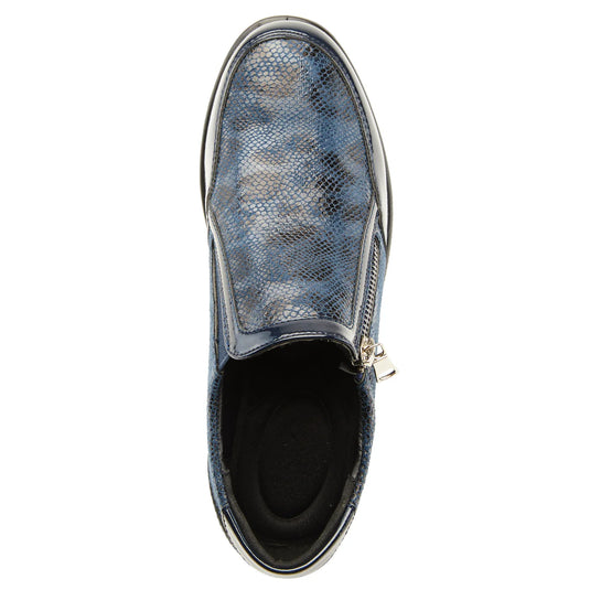 FLEXUS by Spring Step Women's CONCHA SLIP-ON SHOES Navy
