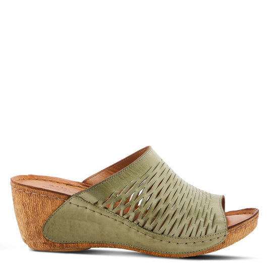 Spring Step Women's Cunacena Slide Olive Green