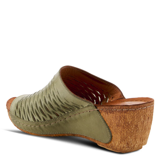 Spring Step Women's Cunacena Slide Olive Green