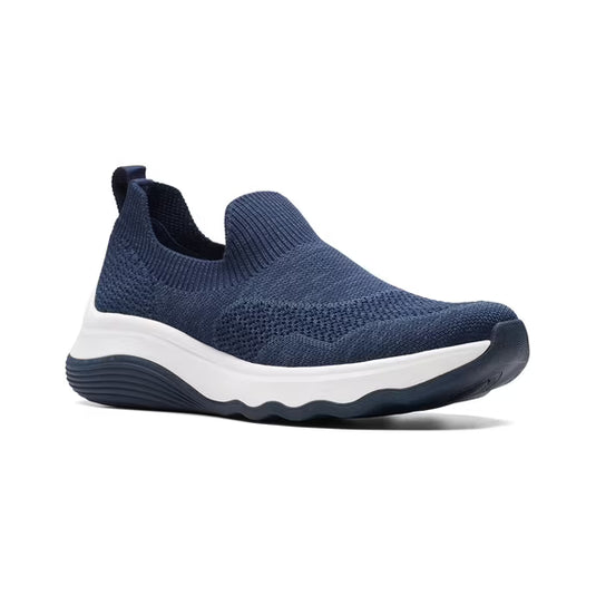 Clarks Blue's Circuit Path Navy Knit Women's Casual Wear