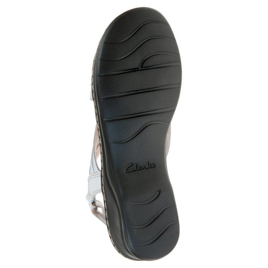 Women's Clarks Lexi Carmen Slingback Sandal White Leather