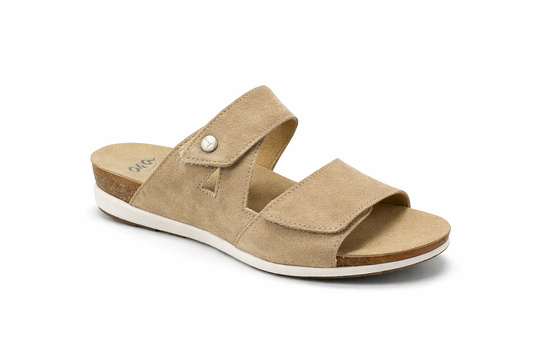 ARA High Soft Tan Wedge Sandal – Women’s Comfort Sandal