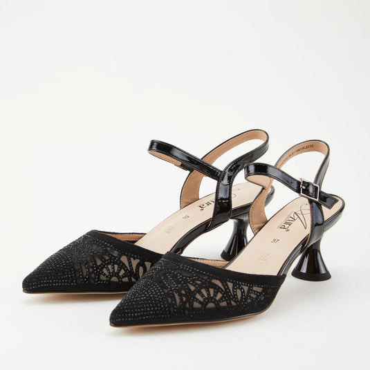 Azura Delicate Sandals Black