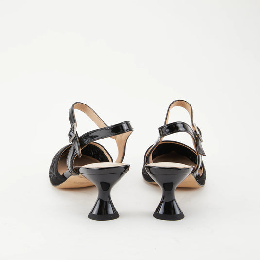 Azura Delicate Sandals Black
