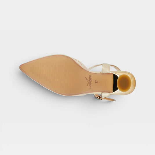 Azura Delicate Sandals Soft Gold