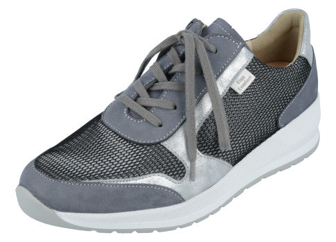 Finn Comfort Women's Mori Sneaker Grey/Sliver