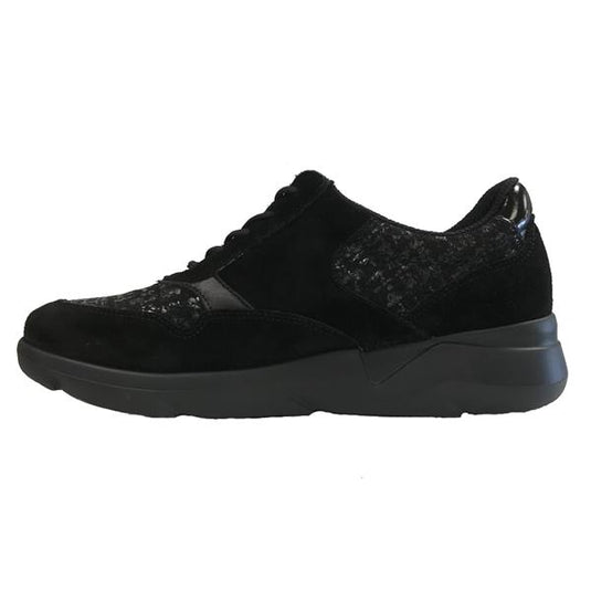 Waldlaufer Women's K-Funky Sneaker Black