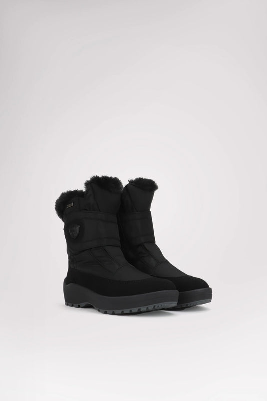 Pajar Moscou 3.0 Women's Velcro Boot w/ Ice Gripper - Black