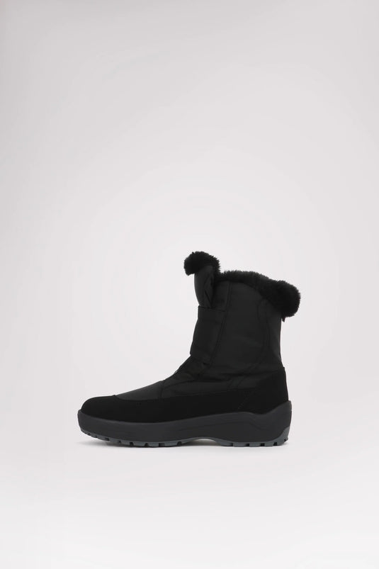 Pajar Moscou 3.0 Women's Velcro Boot w/ Ice Gripper - Black