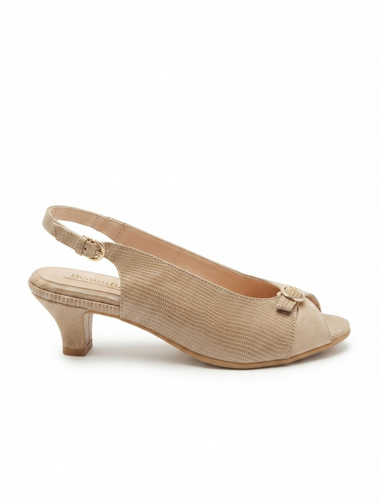 Beautifeel Women's Linda Champagne Luminous Suede