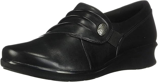 Clarks Women's Hope Roxanne Loafer Black