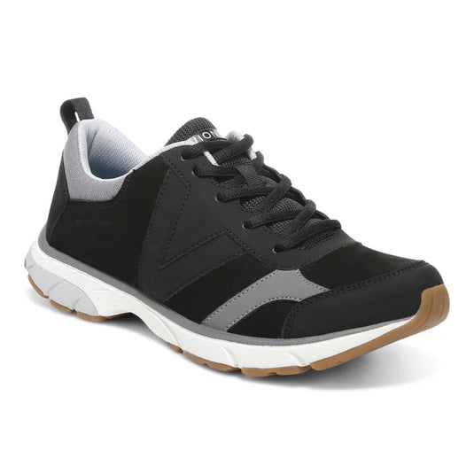 Vionic Women's Zanny Waterproof Walking Tennis Shoe Black