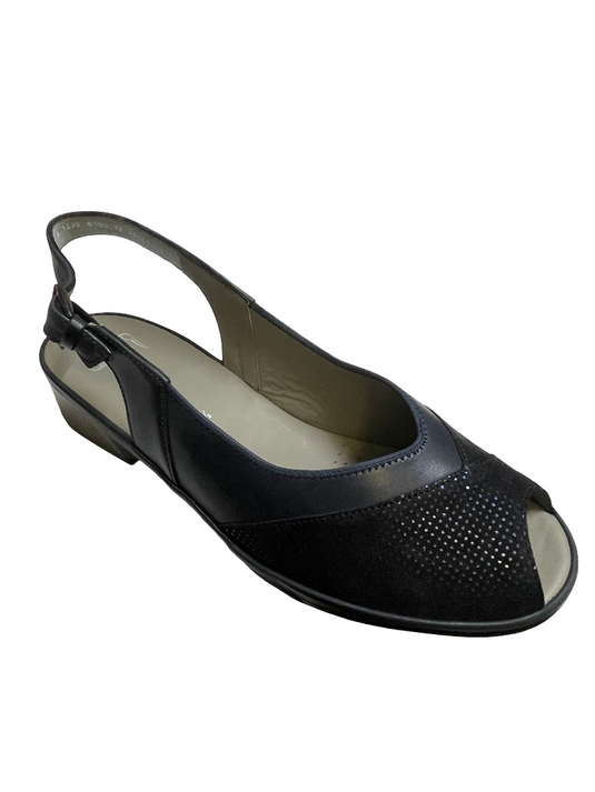 Ara Women's Ruegen-CAL Slingback Sandal Navy