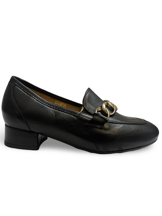 Pie Santo Women's 245028 Classic Loafer Black