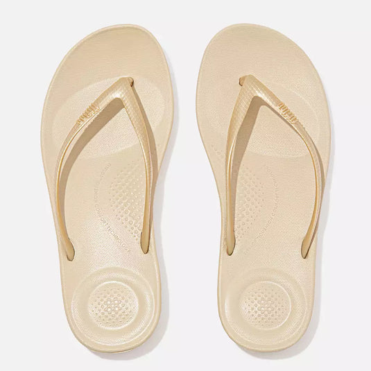 Fitflop iQUSHION Ergonomic Flip-Flops Gold
