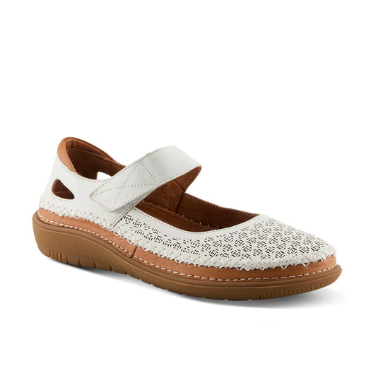 Spring Step Women's Janah Mary Jane Shoe White