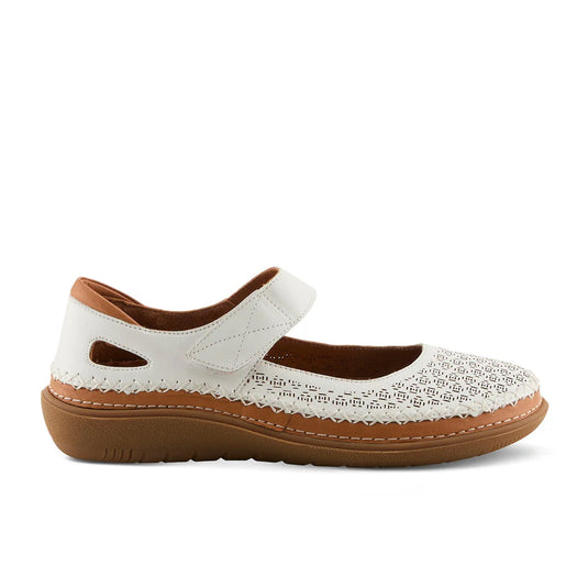 Spring Step Women's Janah Mary Jane Shoe White